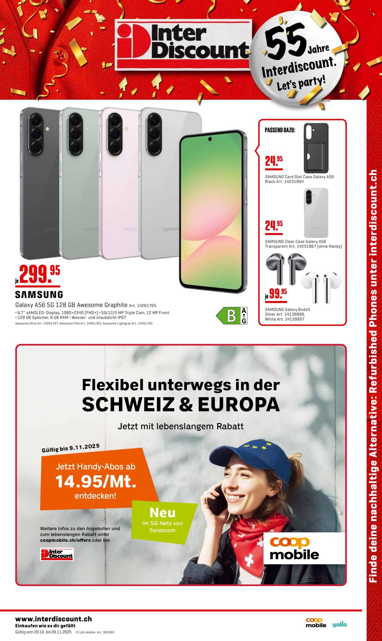 Prospekt Interdiscount - 20.10.2025 - 9.11.2025. Seite 1