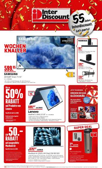 Volantino Interdiscount - 20.10.2025 - 9.11.2025.