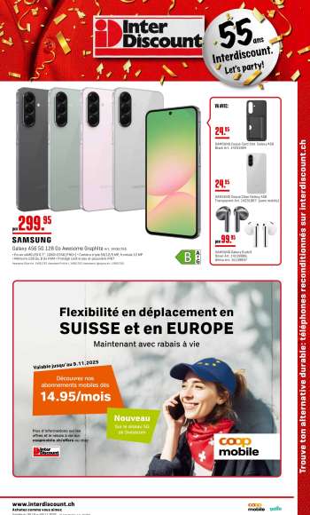 Volantino Interdiscount - 20.10.2025 - 9.11.2025.