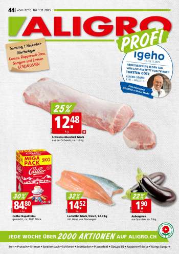Prospekte ALIGRO - 27.10.2025 - 1.11.2025.
