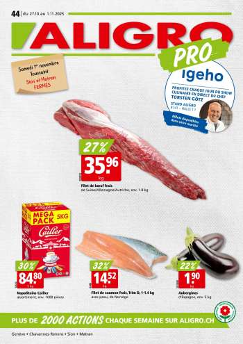 Catalogue ALIGRO - 27.10.2025 - 1.11.2025.