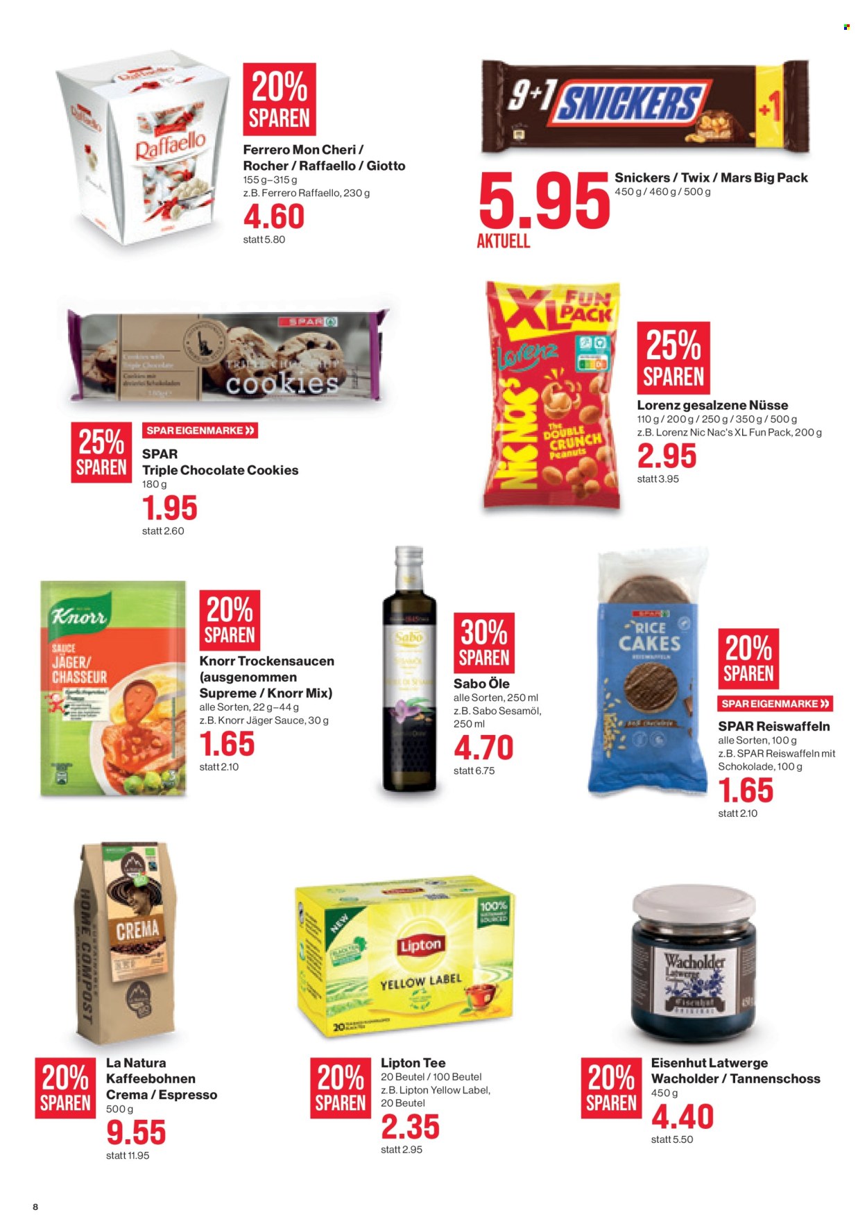Prospekt SPAR - 23.10.2025 - 29.10.2025. Seite 8