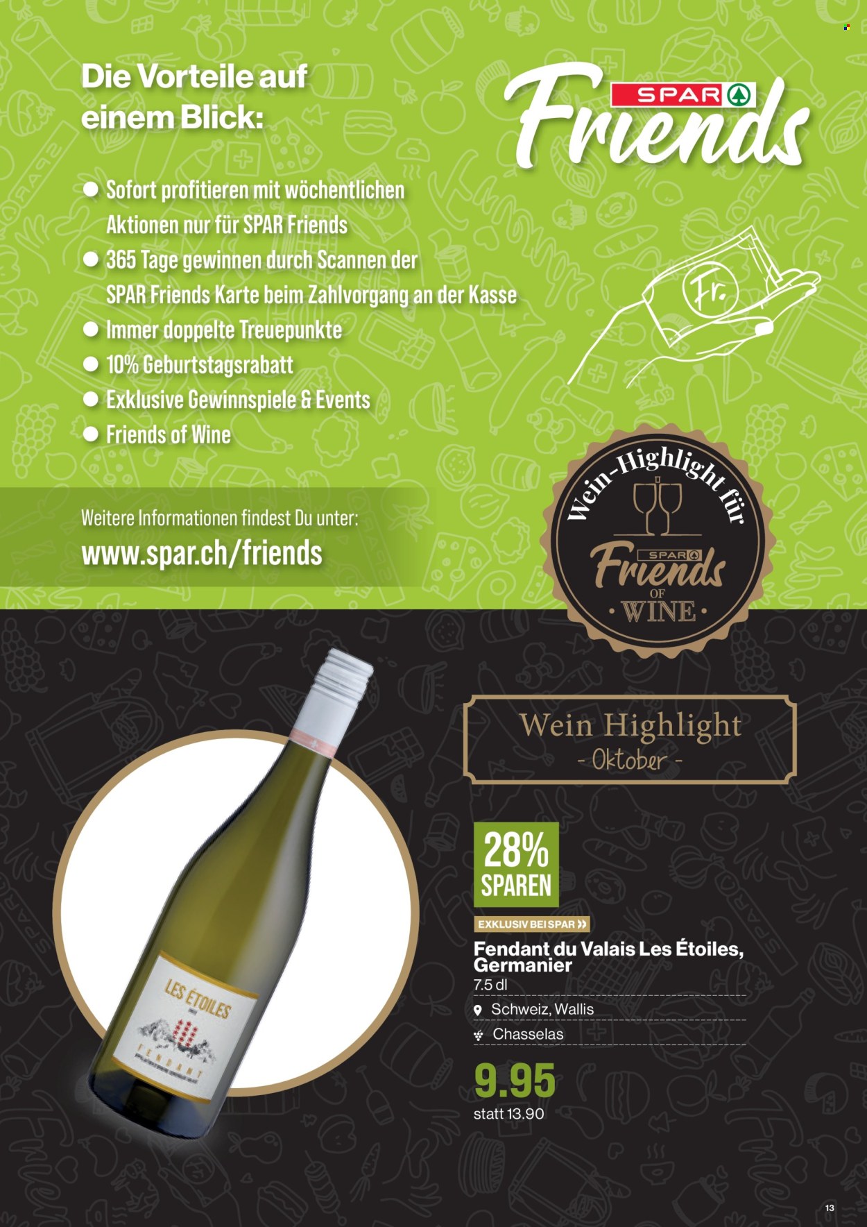 Prospekt SPAR - 23.10.2025 - 29.10.2025. Seite 13