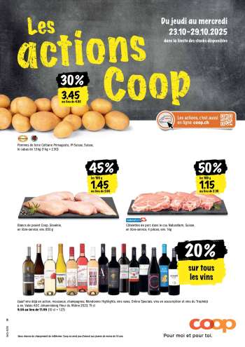 Prospekte Coop - 23.10.2025 - 29.10.2025.