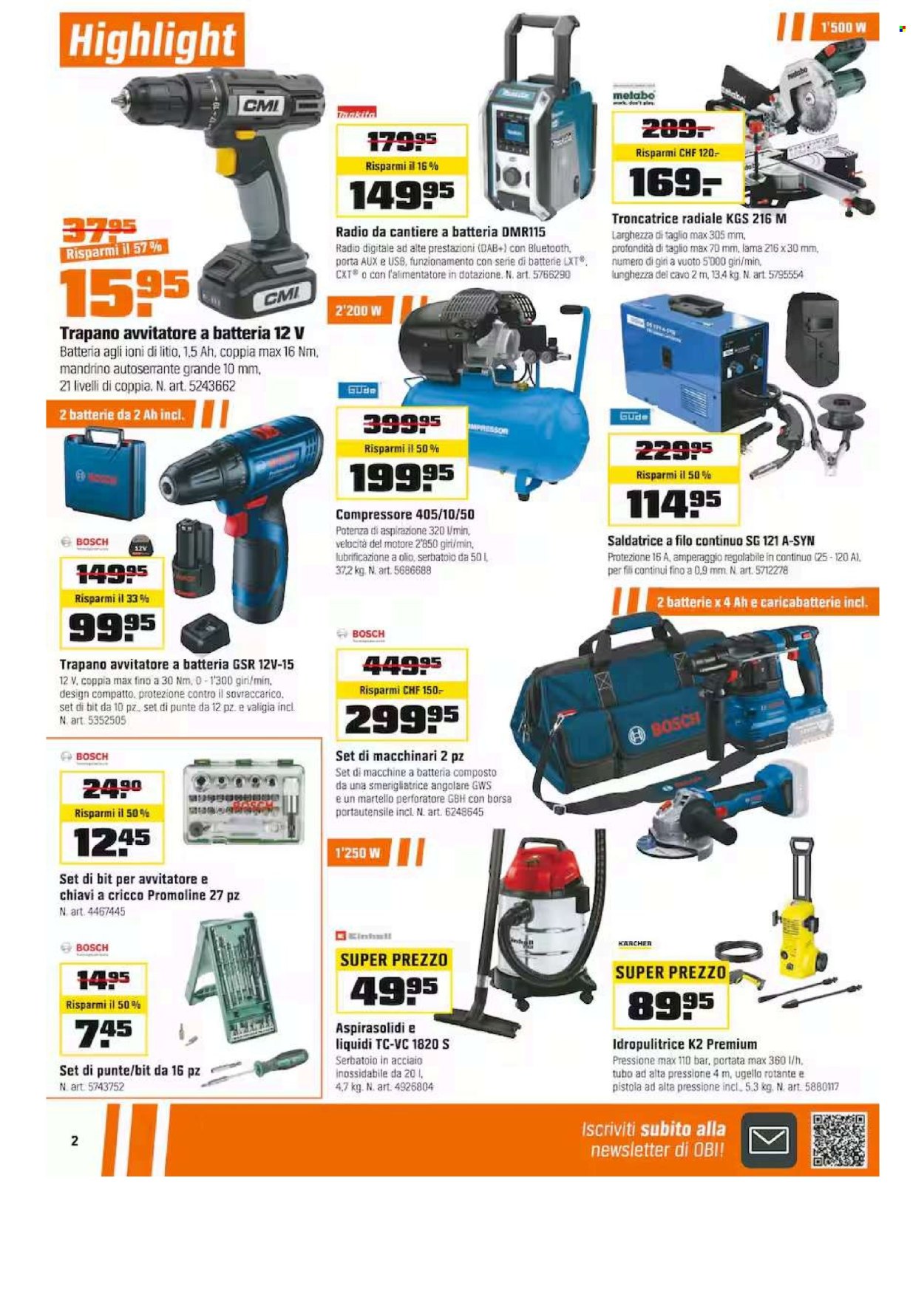 Volantino OBI - 20.10.2025 - 8.11.2025. Pagina 2