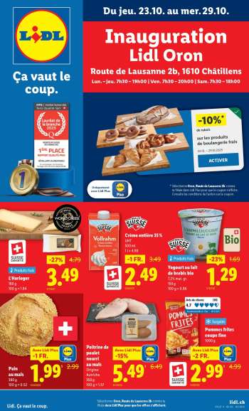 Prospekte Lidl - 23.10.2025 - 29.10.2025.