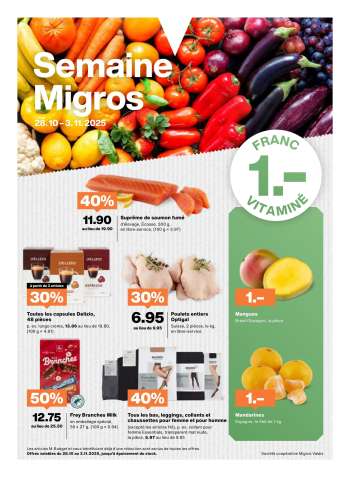 Volantino Migros - 28.10.2025 - 3.11.2025.