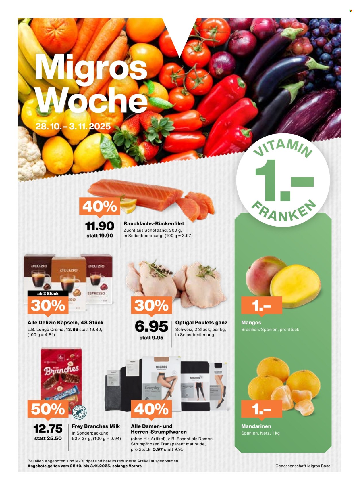 Volantino Migros - 28.10.2025 - 3.11.2025. Pagina 1