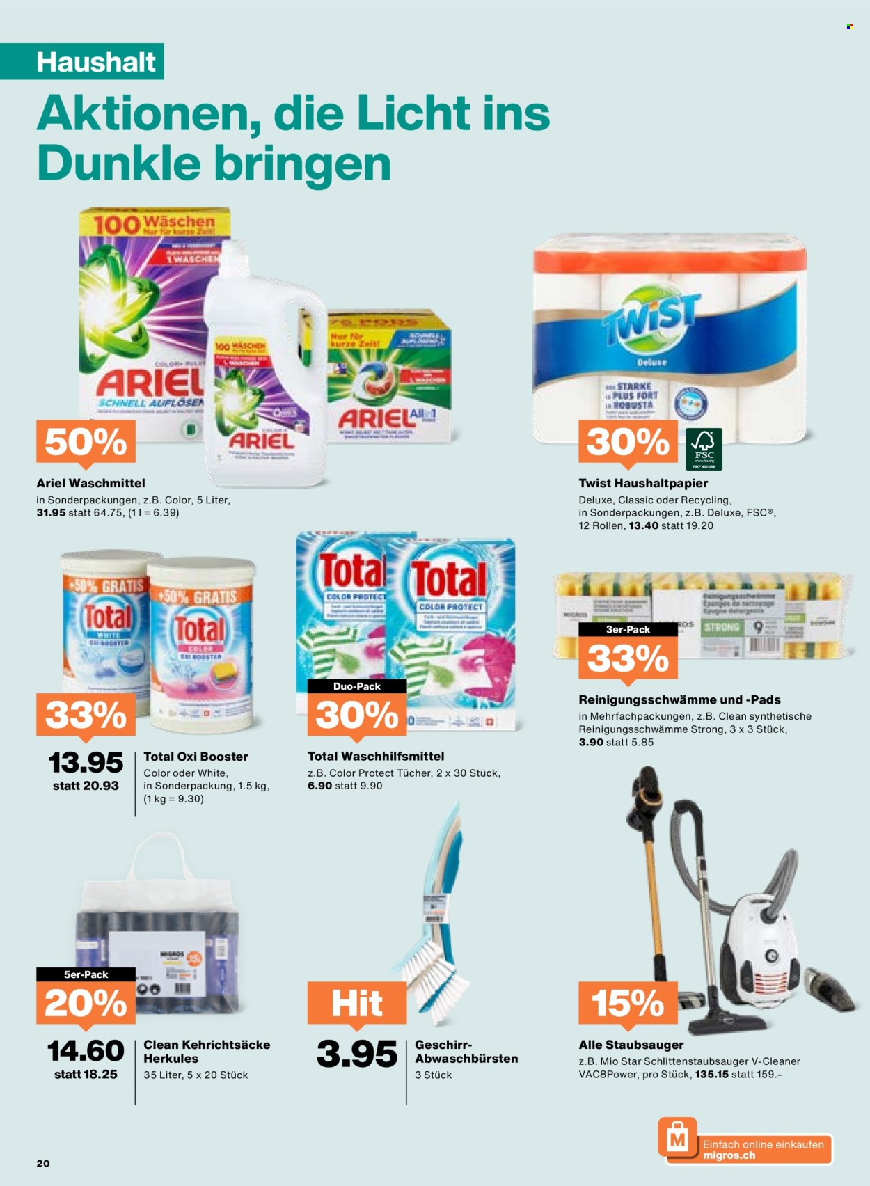 Volantino Migros - 28.10.2025 - 3.11.2025. Pagina 20