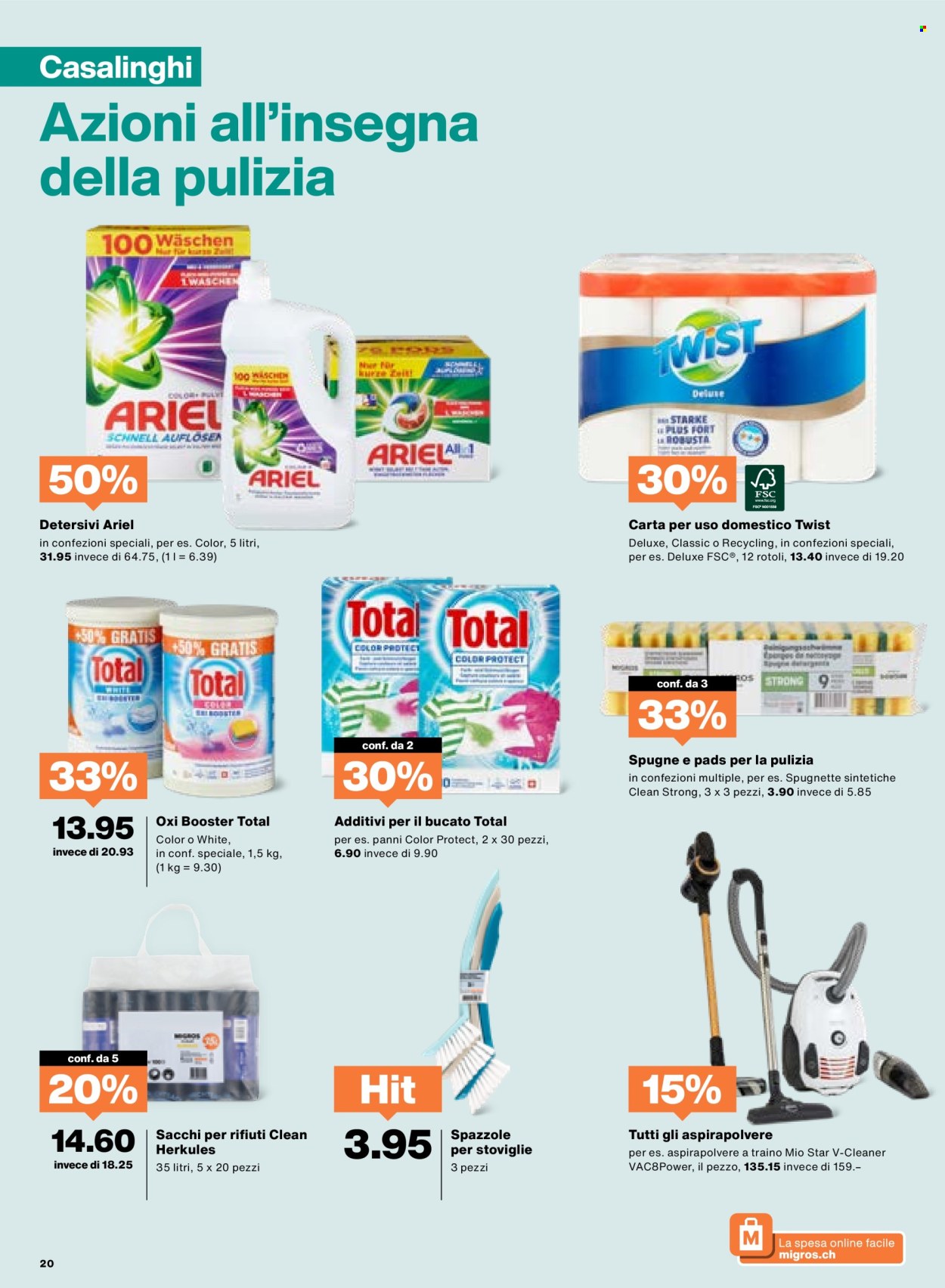 Volantino Migros - 28.10.2025 - 3.11.2025. Pagina 20