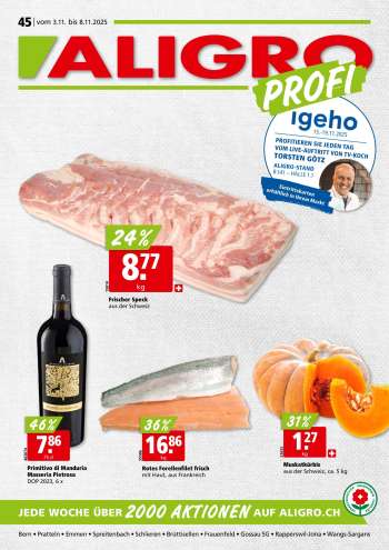 Prospekte ALIGRO - 3.11.2025 - 8.11.2025.