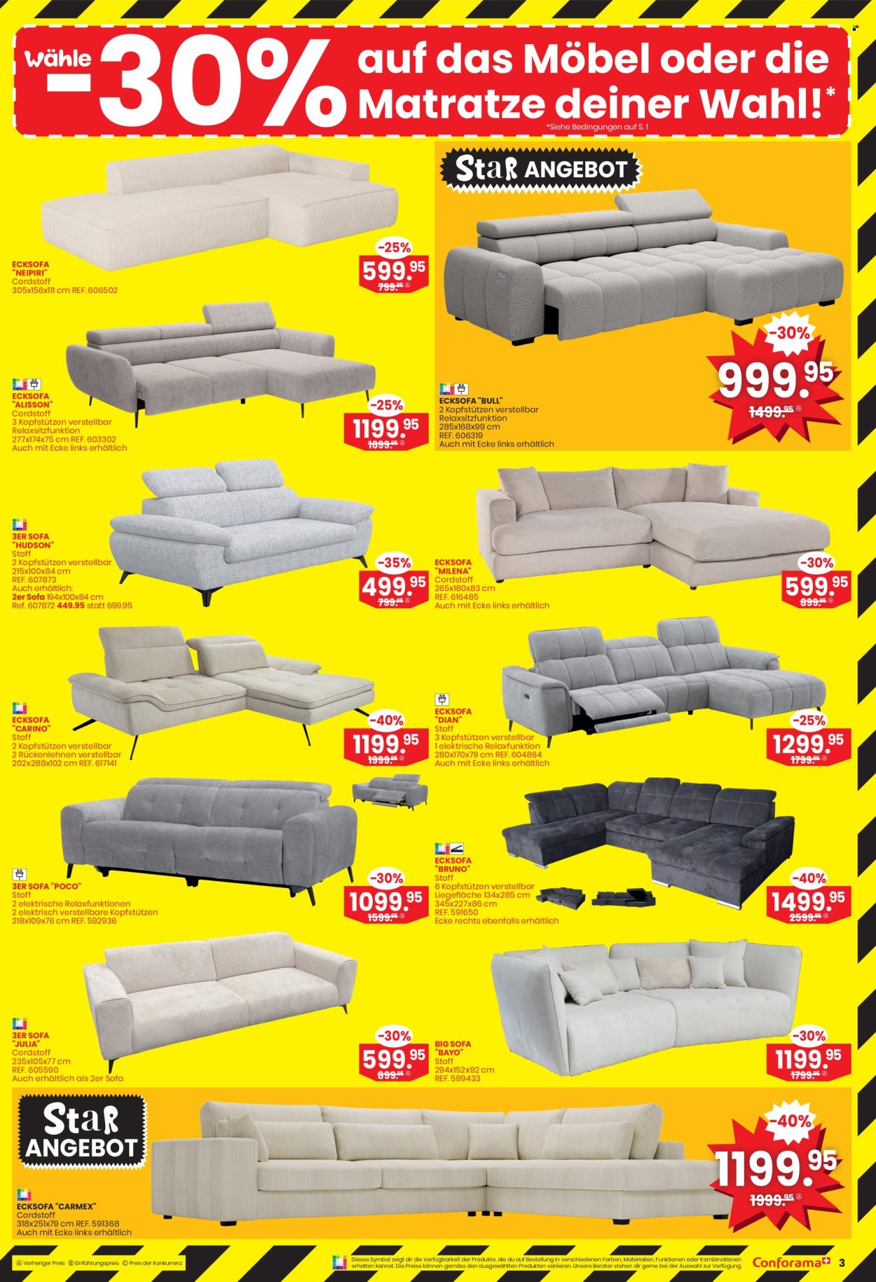 Volantino Conforama - 29.10.2025 - 11.11.2025. Pagina 3