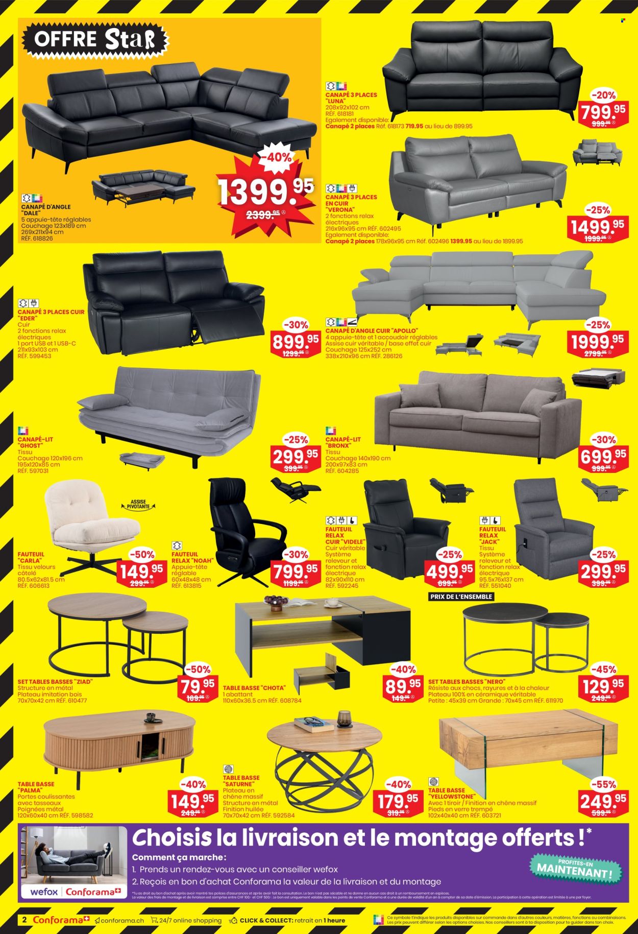 Volantino Conforama - 29.10.2025 - 11.11.2025. Pagina 2
