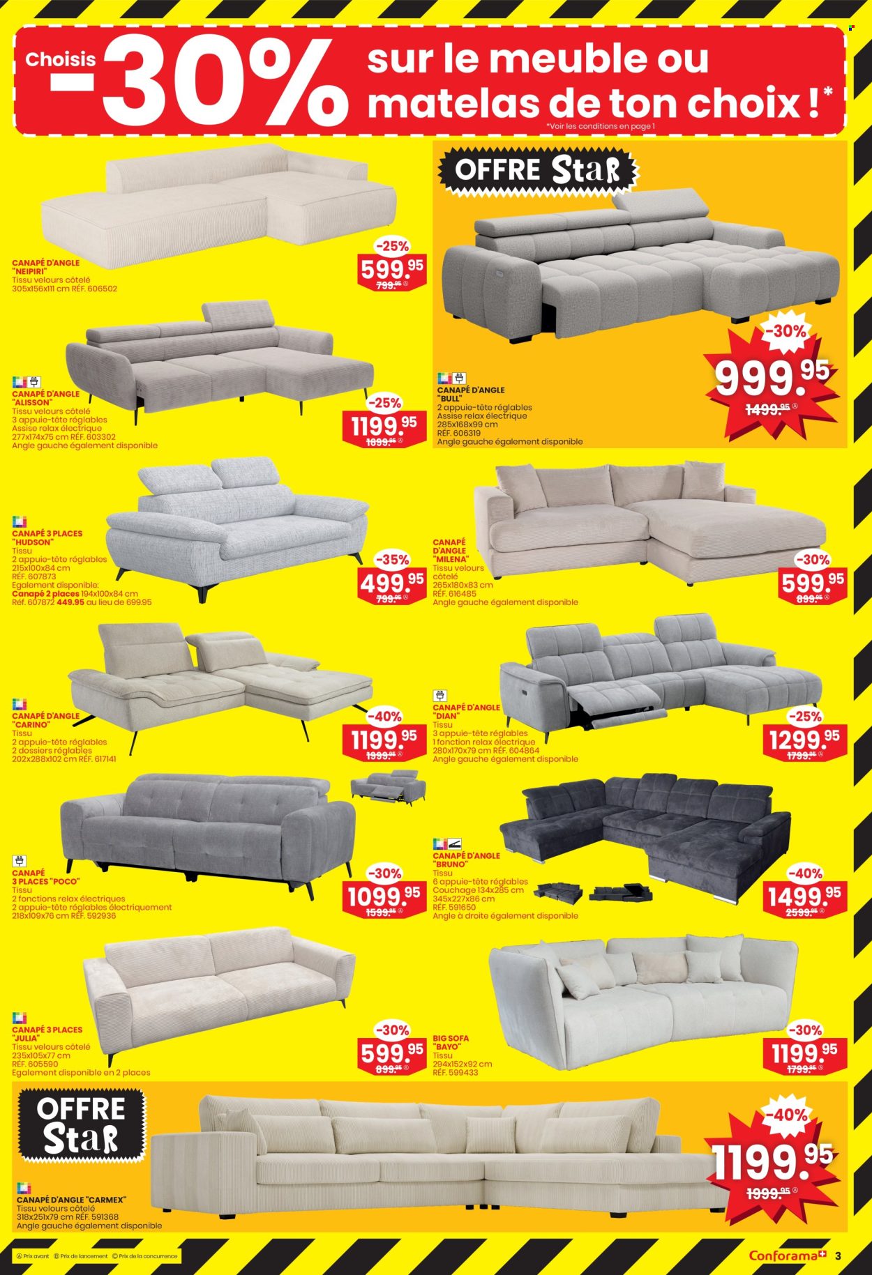 Volantino Conforama - 29.10.2025 - 11.11.2025. Pagina 3
