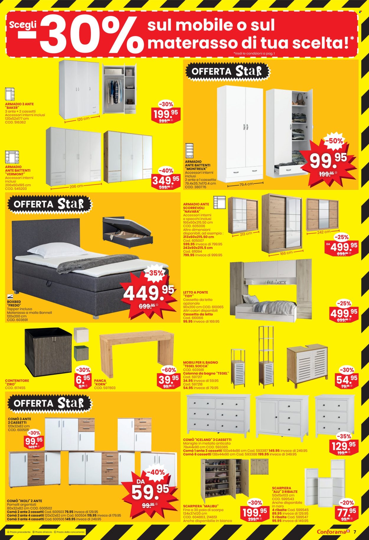 Volantino Conforama - 29.10.2025 - 11.11.2025. Pagina 7