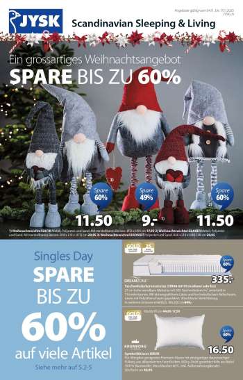 Prospekte JYSK - 4.11.2025 - 17.11.2025.