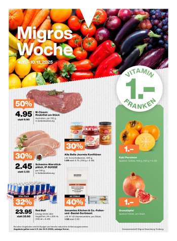Prospekte Migros - 4.11.2025 - 10.11.2025.