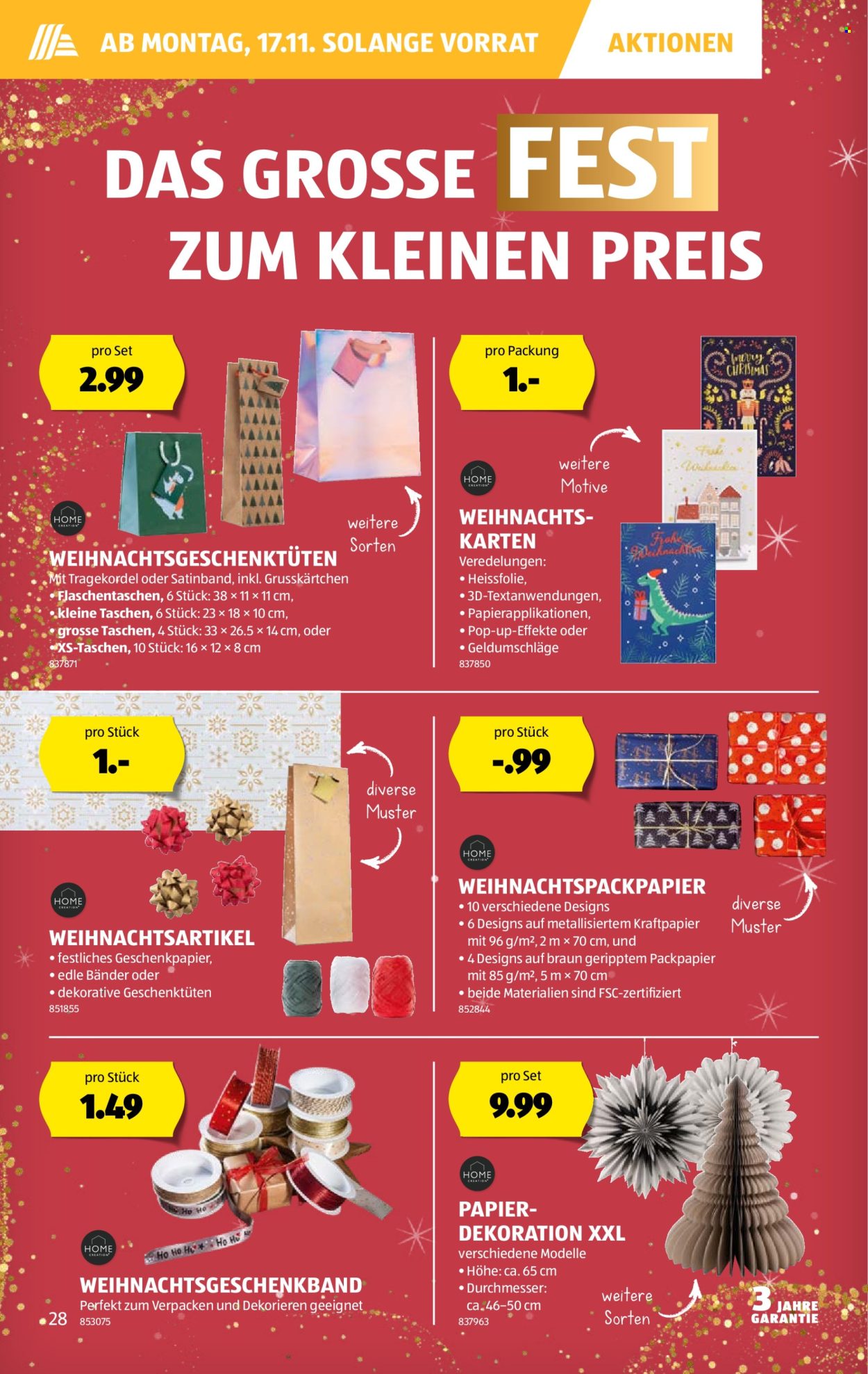 Volantino Aldi - 13.11.2025 - 19.11.2025. Pagina 28