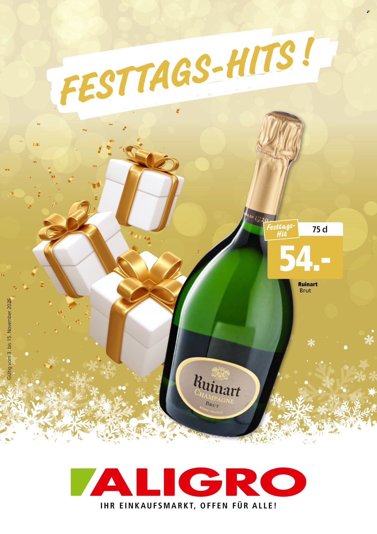Volantino ALIGRO - 3.11.2025 - 15.11.2025. Pagina 1