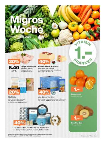 Prospekte Migros - 11.11.2025 - 17.11.2025.