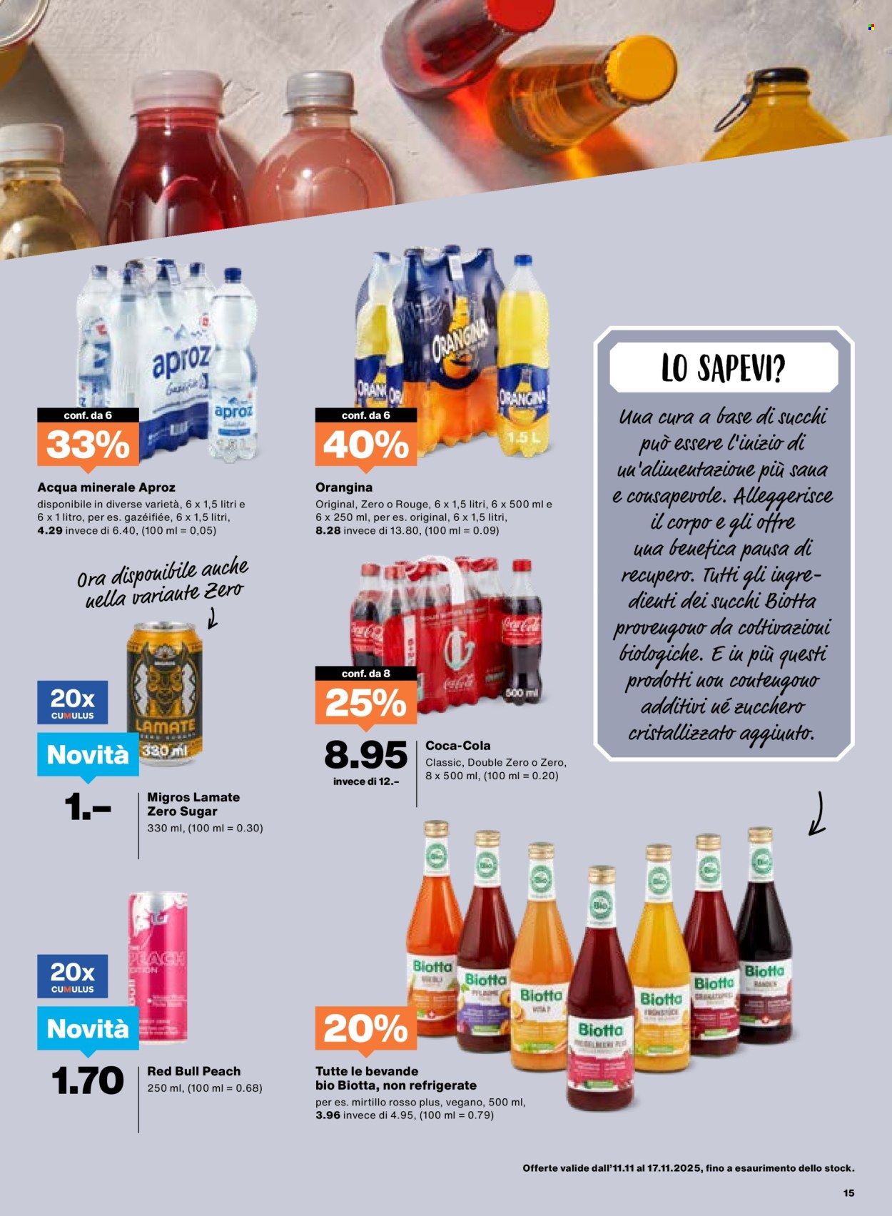 Volantino Migros - 11.11.2025 - 17.11.2025. Pagina 15