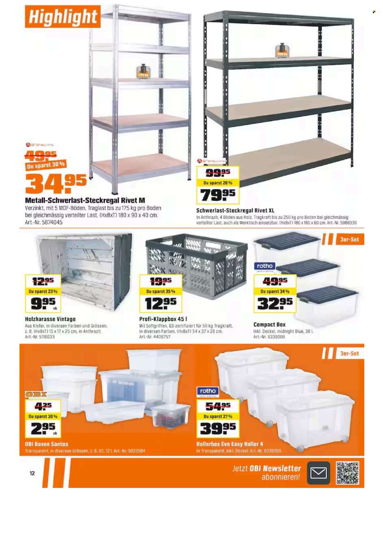 Volantino OBI - 17.11.2025 - 30.11.2025. Pagina 12