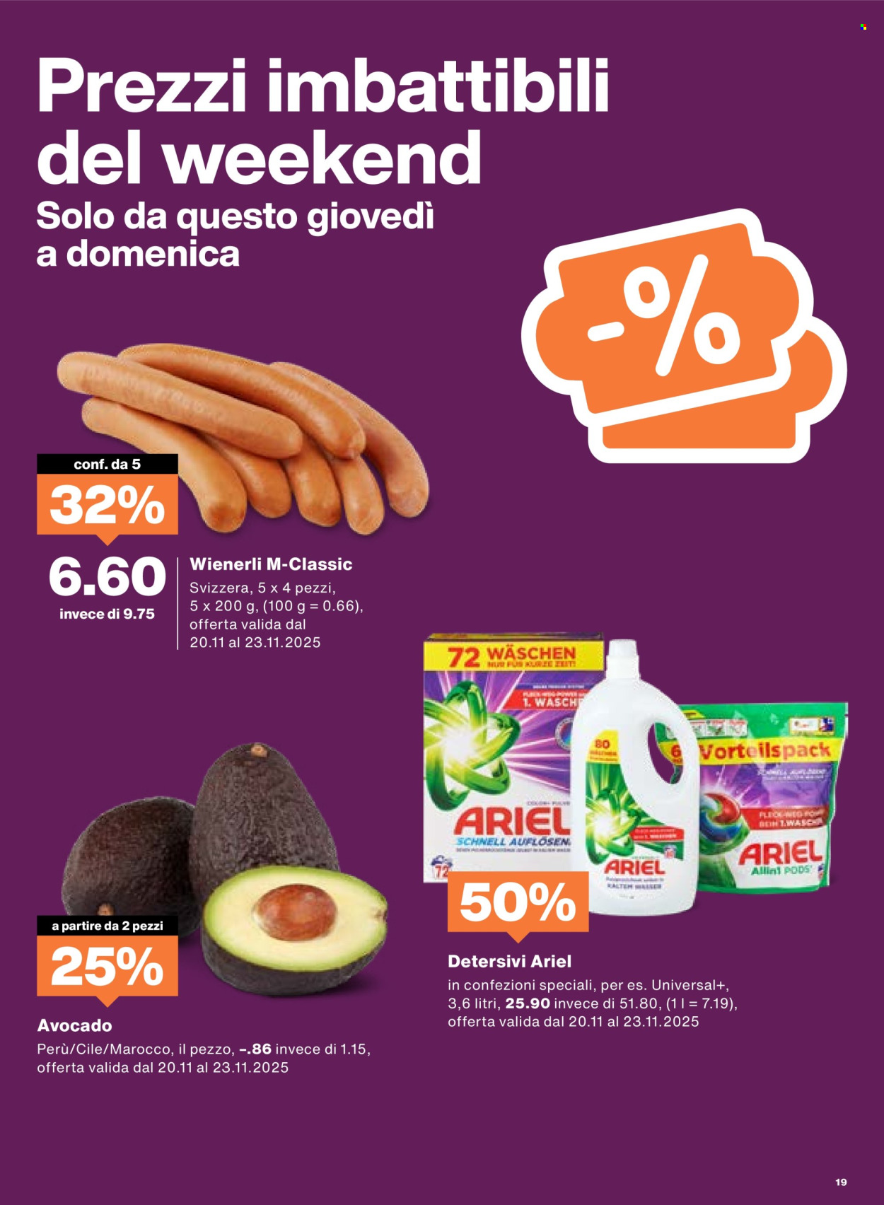 Volantino Migros - 18.11.2025 - 24.11.2025. Pagina 19