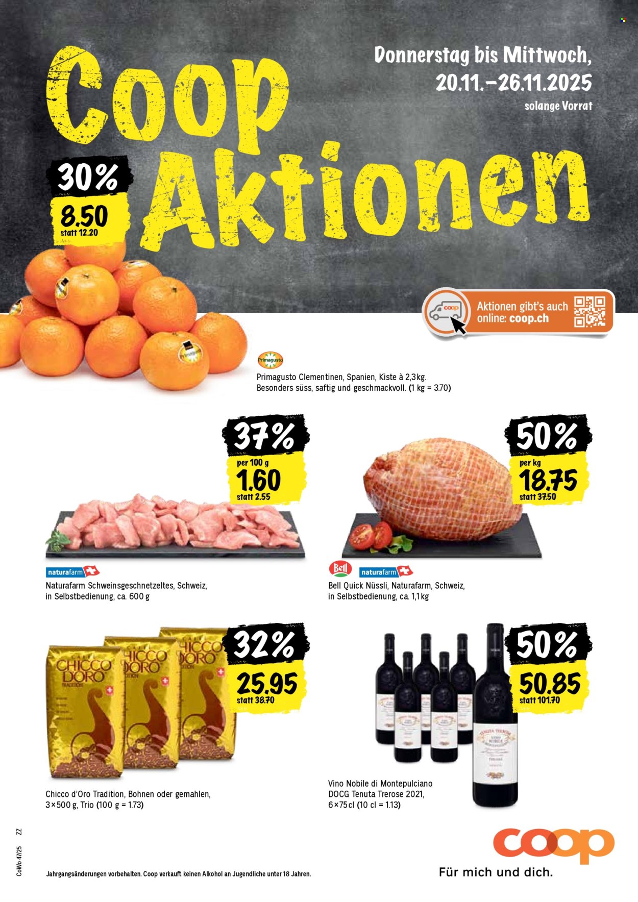 Volantino Coop - 20.11.2025 - 26.11.2025. Pagina 1