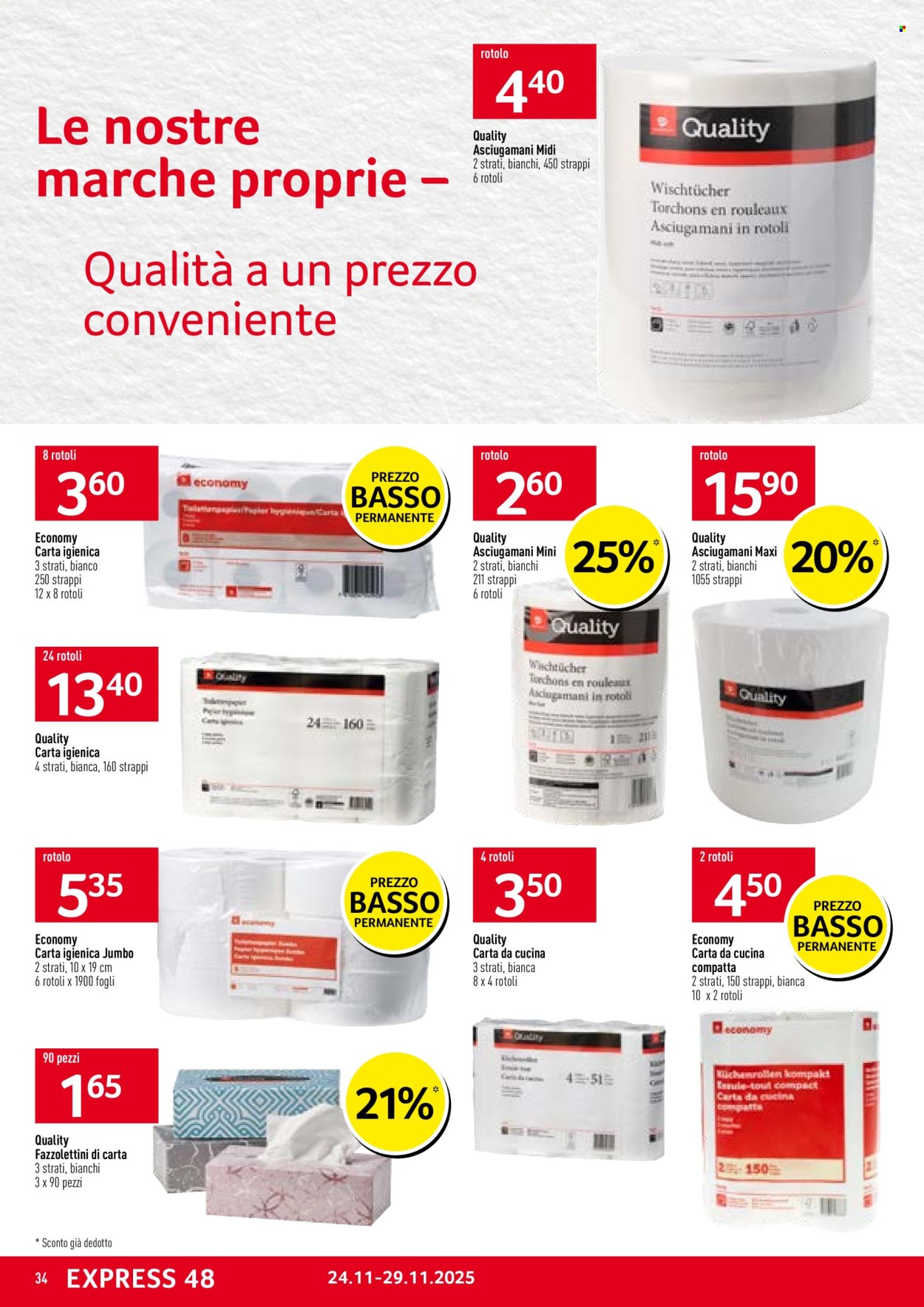 Volantino Prodega - 24.11.2025 - 29.11.2025. Pagina 34