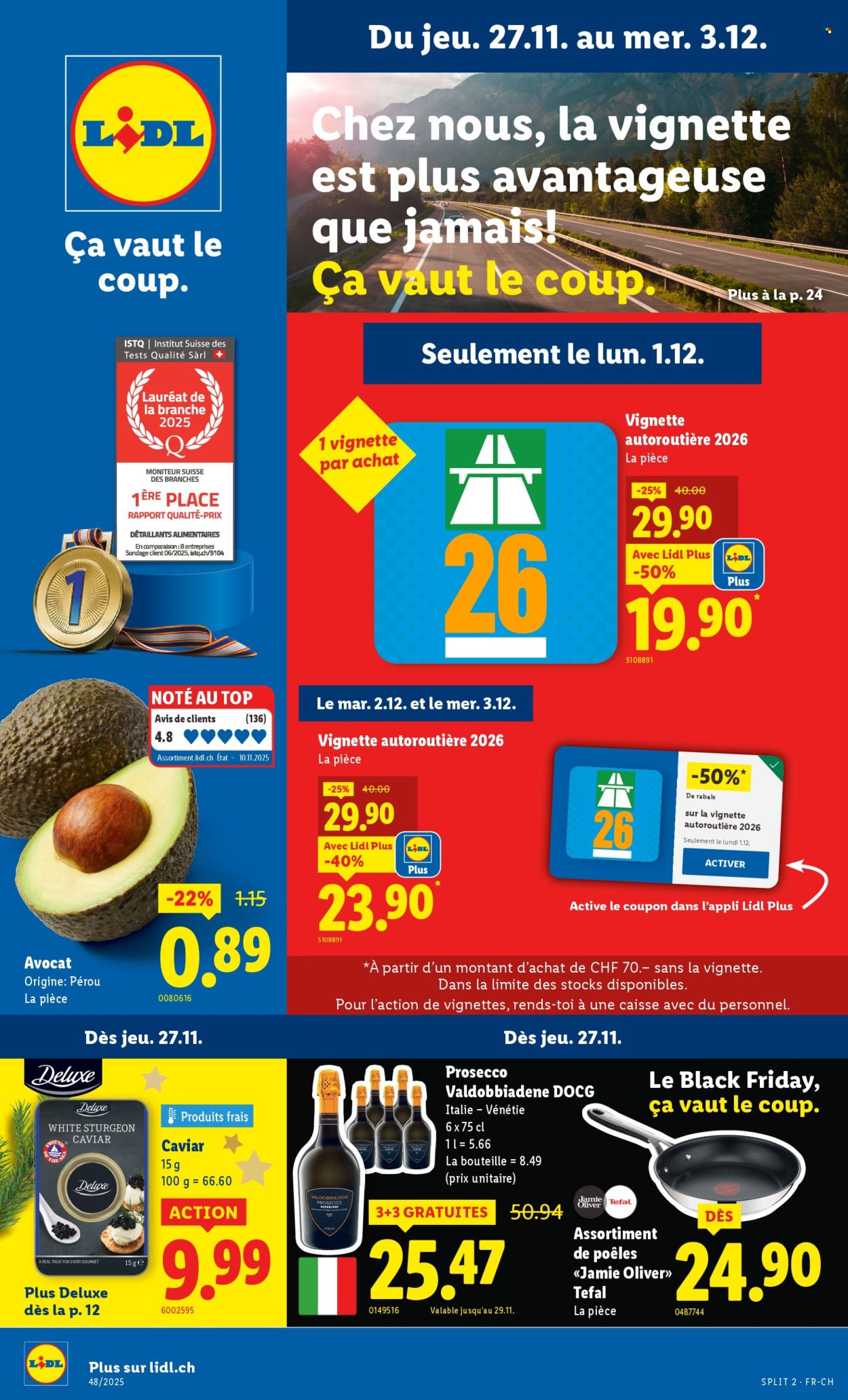 Volantino Lidl - 27.11.2025 - 3.12.2025. Pagina 1