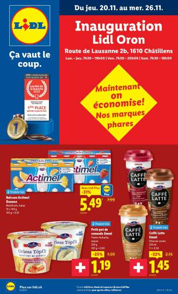Prospekte Lidl - 20.11.2025 - 26.11.2025.