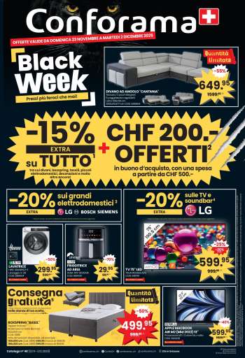 Catalogue Conforama - 23.11.2025 - 2.12.2025.
