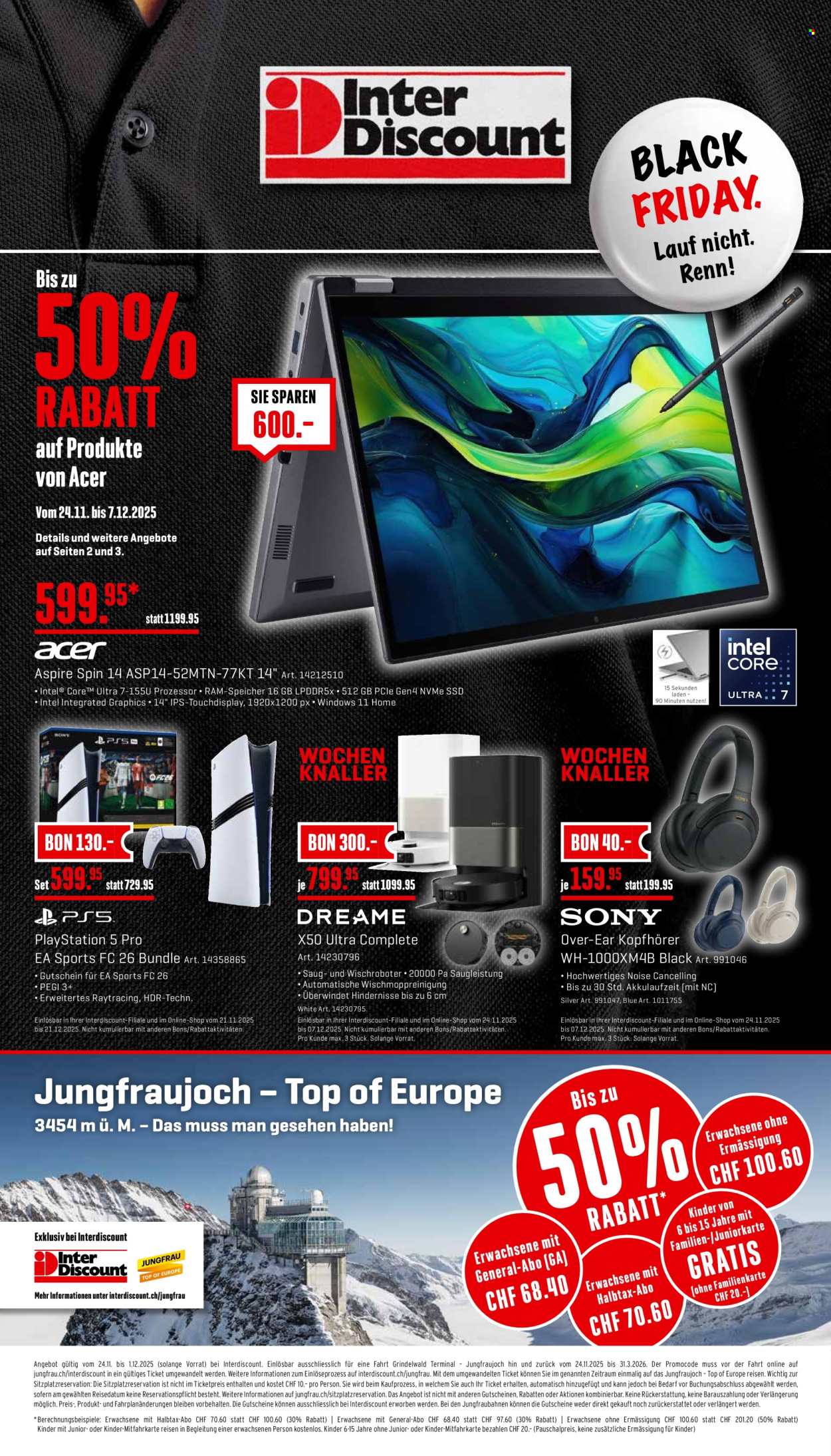 Prospekt Interdiscount - 24.11.2025 - 30.11.2025. Seite 1