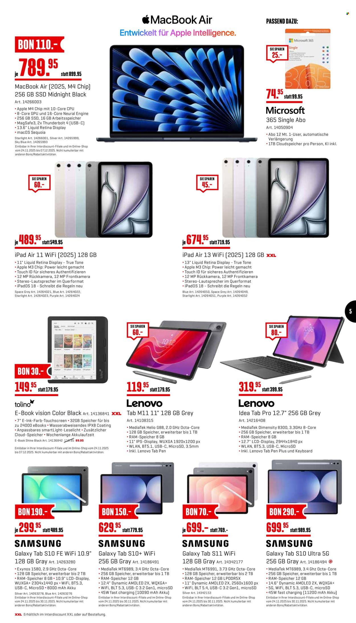 Prospekt Interdiscount - 24.11.2025 - 30.11.2025. Seite 5
