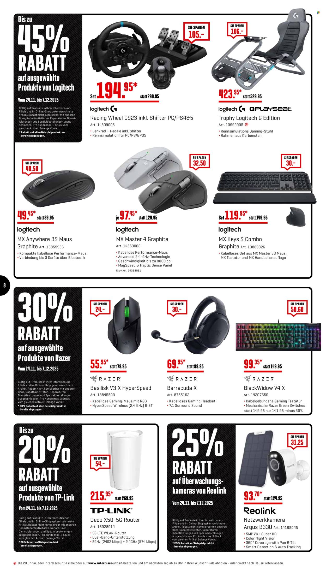 Prospekt Interdiscount - 24.11.2025 - 30.11.2025. Seite 8