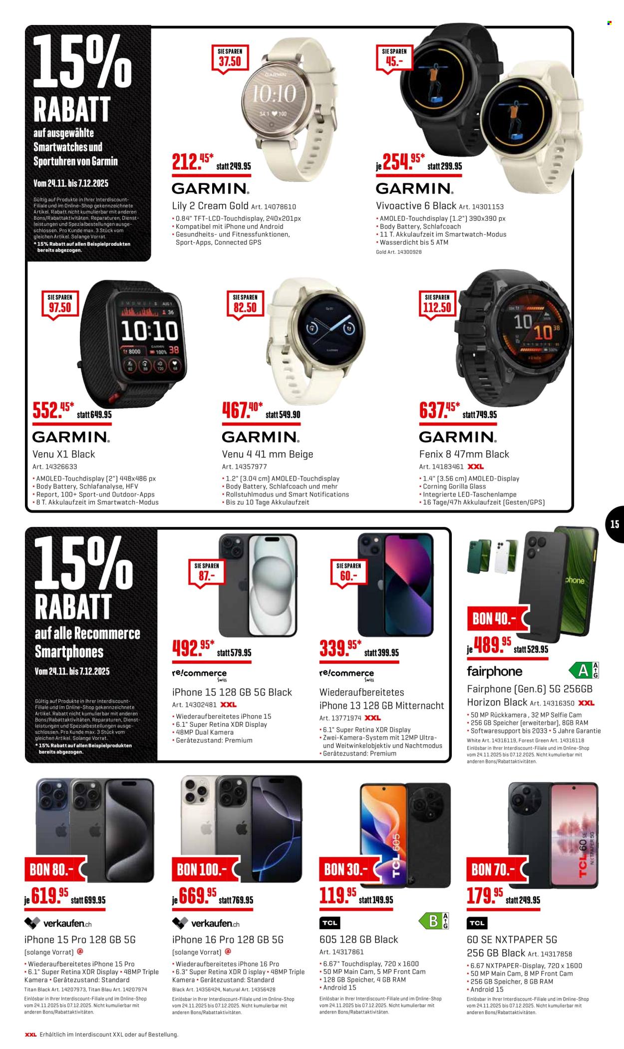Prospekt Interdiscount - 24.11.2025 - 30.11.2025. Seite 15