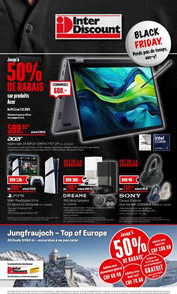 Catalogue Interdiscount - 24.11.2025 - 30.11.2025.