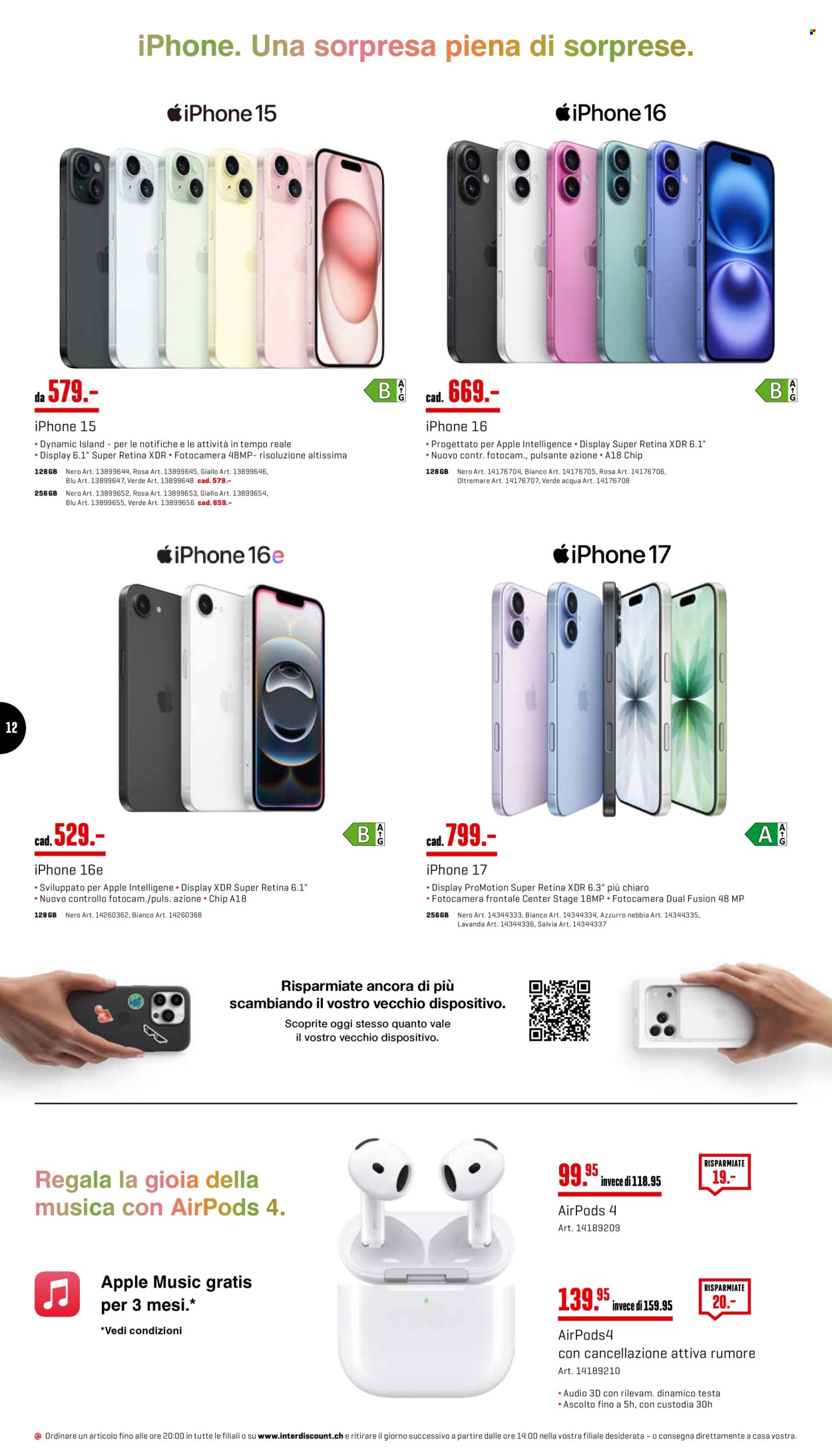 Volantino Interdiscount - 24.11.2025 - 30.11.2025. Pagina 12