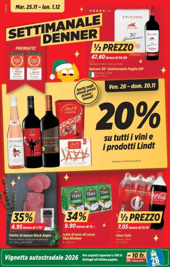 Catalogue Denner - 25.11.2025 - 1.12.2025.