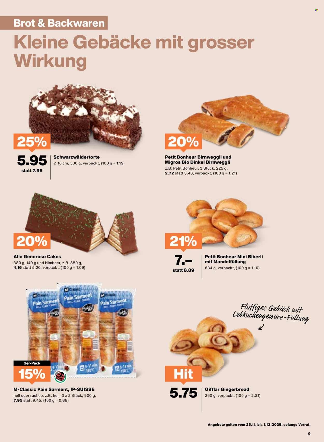 Volantino Migros - 25.11.2025 - 1.12.2025. Pagina 9