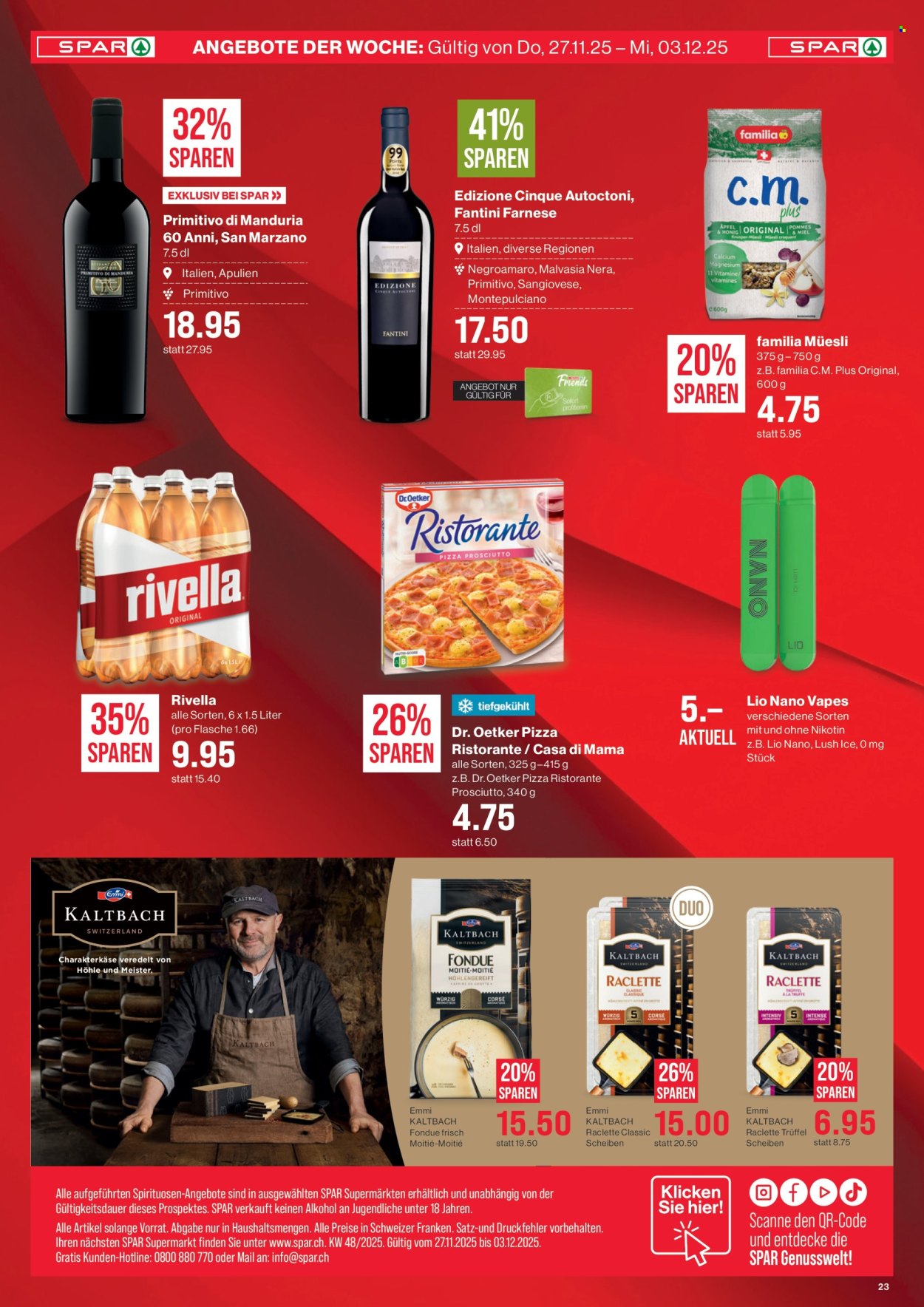 Prospekt SPAR - 27.11.2025 - 3.12.2025. Seite 23