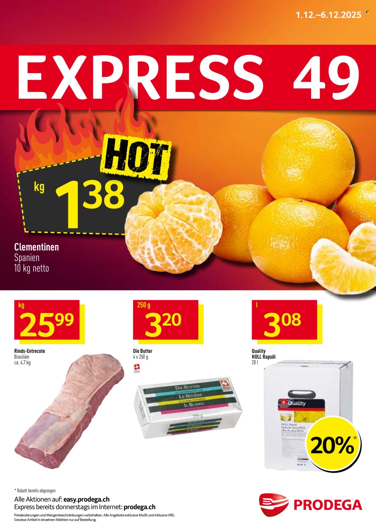 Prospekt Prodega - 1.12.2025 - 6.12.2025. Seite 1