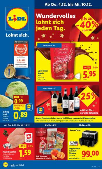 Volantino Lidl - 4.12.2025 - 10.12.2025.