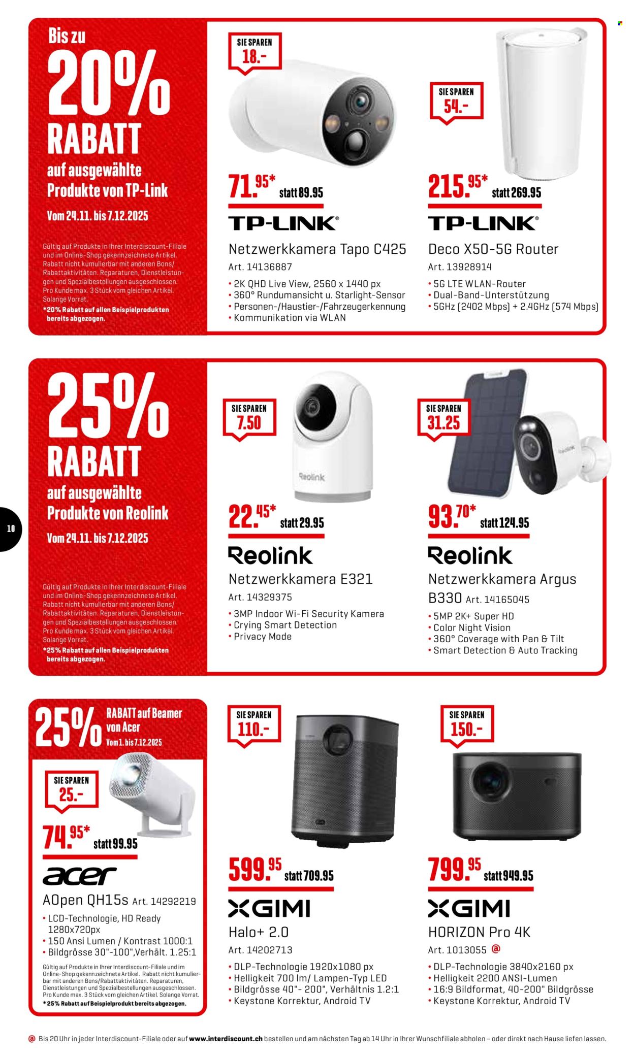 Prospekt Interdiscount - 1.12.2025 - 7.12.2025. Seite 10