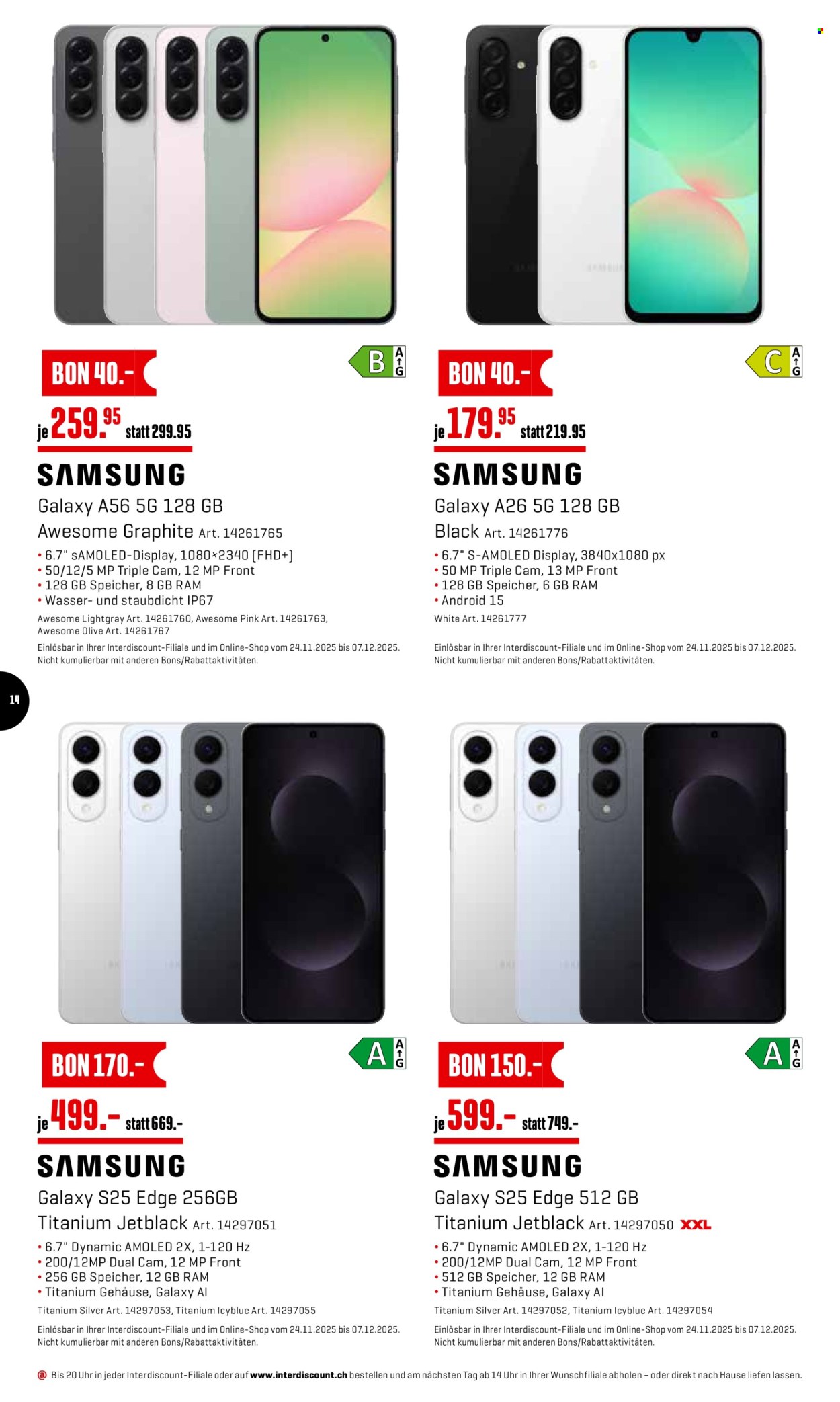 Prospekt Interdiscount - 1.12.2025 - 7.12.2025. Seite 14