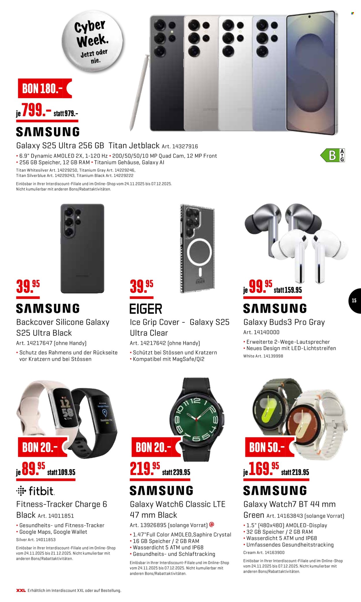 Prospekt Interdiscount - 1.12.2025 - 7.12.2025. Seite 15