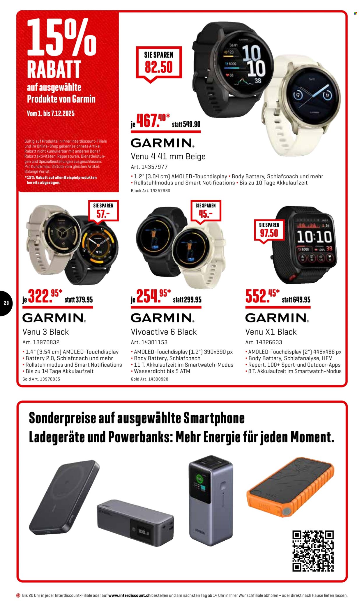 Prospekt Interdiscount - 1.12.2025 - 7.12.2025. Seite 20
