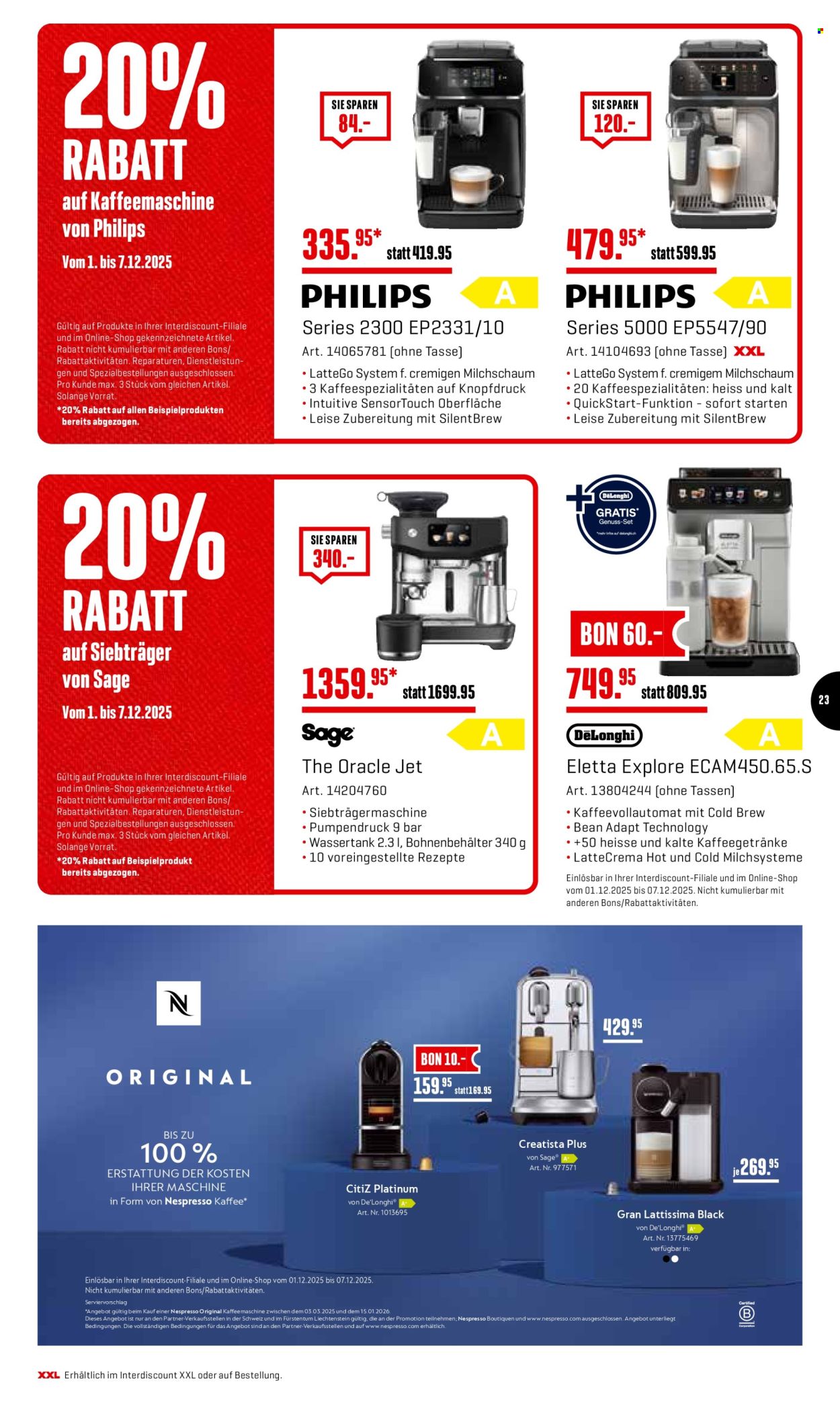 Prospekt Interdiscount - 1.12.2025 - 7.12.2025. Seite 23