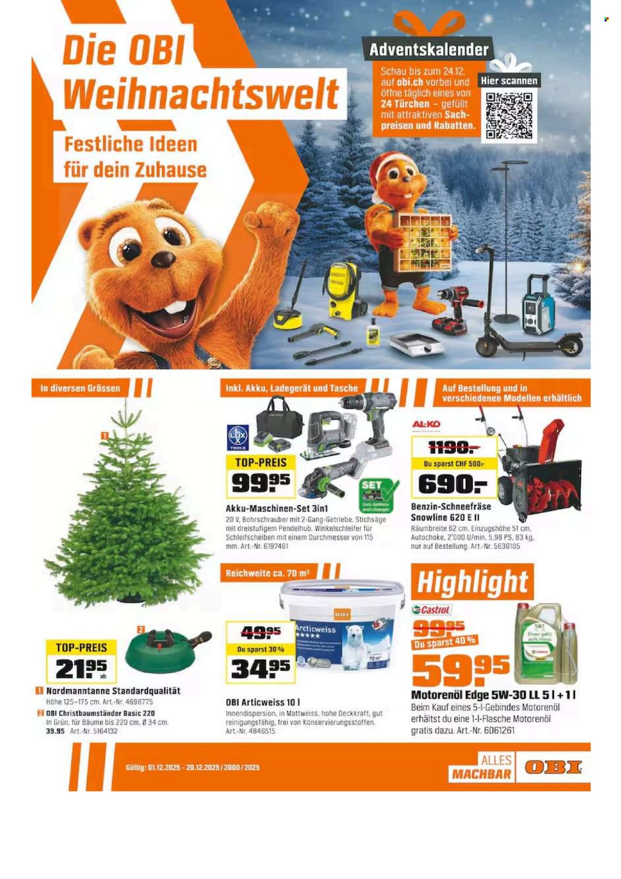 Volantino OBI - 1.12.2025 - 20.12.2025. Pagina 1