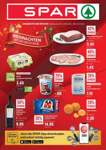 Prospekte SPAR - 4.12.2025 - 10.12.2025.